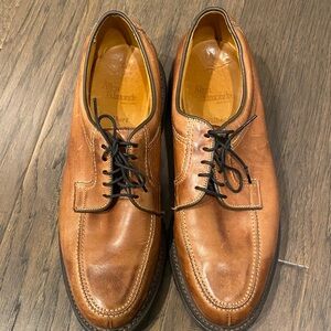Allen Edmonds Men's Tan Leather Oxfords Wilbert Size 9.5